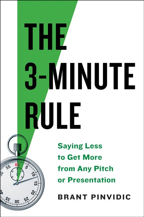 Benefits of the 3 Minute Rule